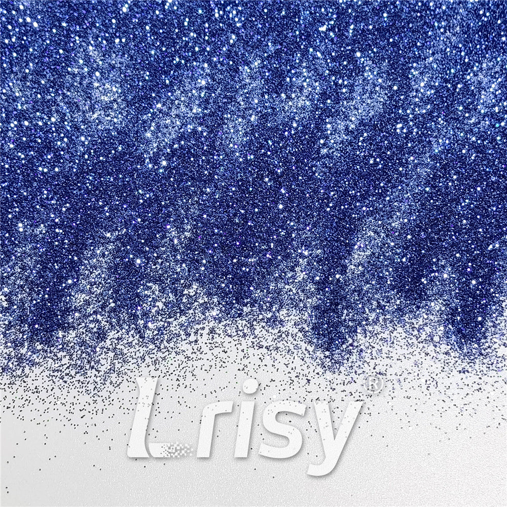 0.3mm Crystal Blue Glitter Pure Color B0704