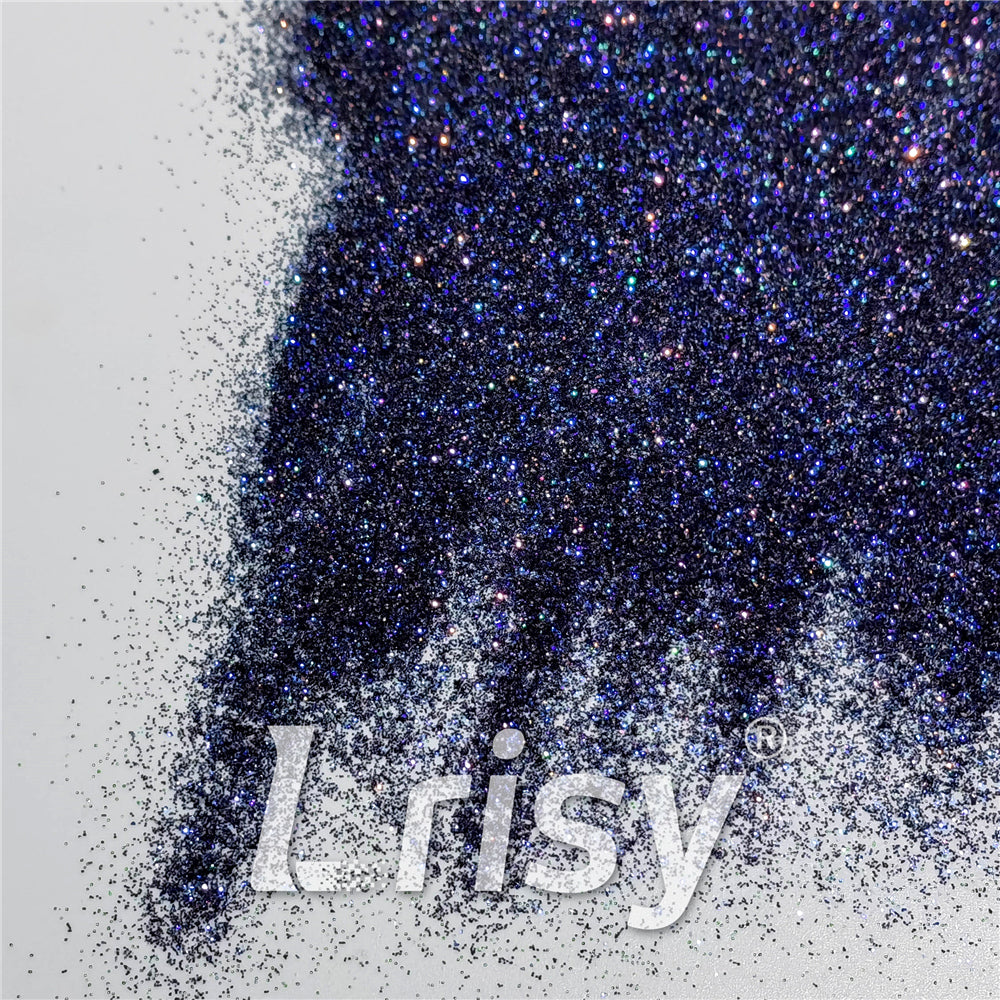 Custom Mixed Deep Space Blue To Black Iridescent Glitter GEX022 (By Chris.e KC)