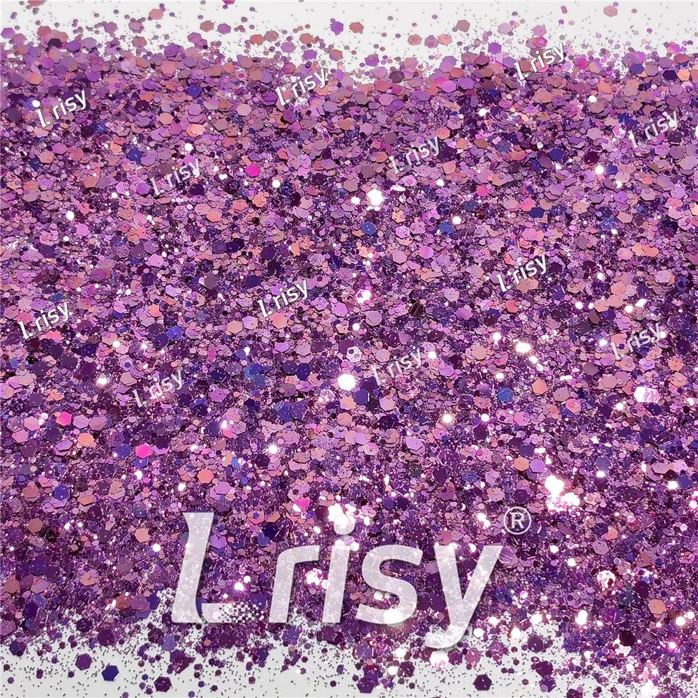 General Mixed Purple To Gold Iridescent Glitter FC-E8033