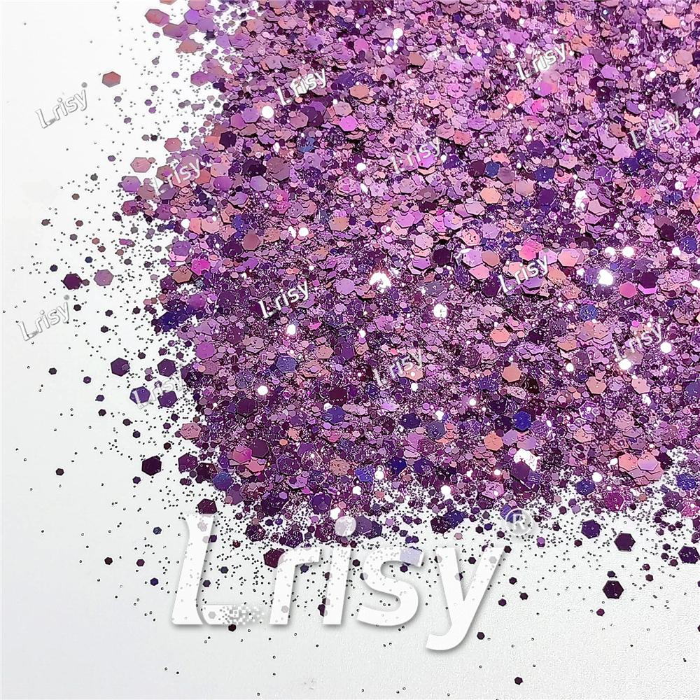 General Mixed Purple To Gold Iridescent Glitter FC-E8033