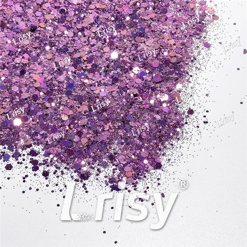 General Mixed Purple To Gold Iridescent Glitter FC-E8033