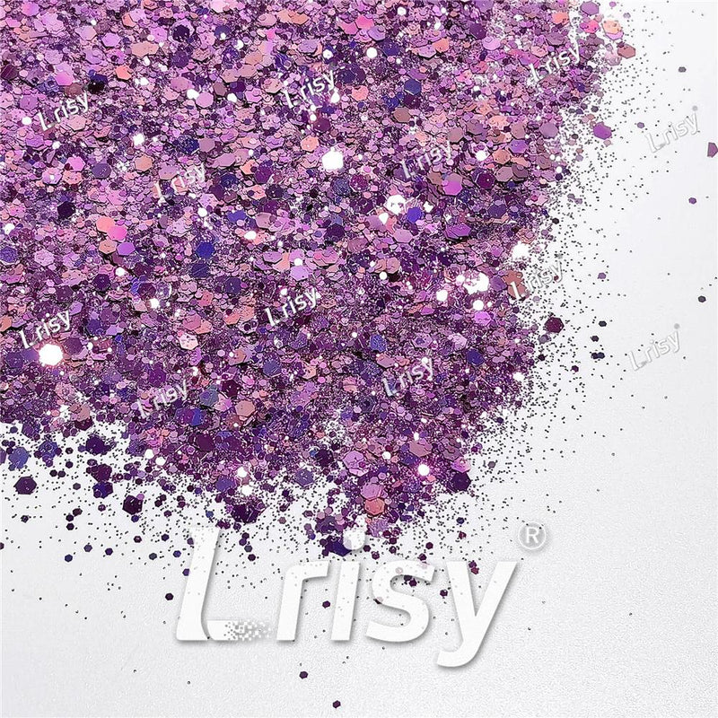 General Mixed Purple To Gold Iridescent Glitter FC-E8033