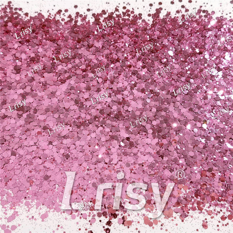 General Mixed Tender Pink Glitter Pure Color B0920