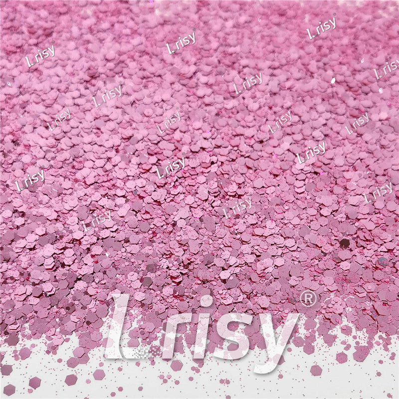General Mixed Tender Pink Glitter Pure Color B0920