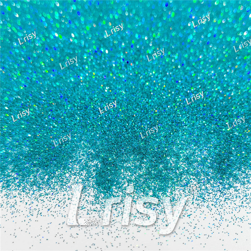 0.2mm Holographic Teal Green Extra Fine Glitter (Ultra-thin) LB0702
