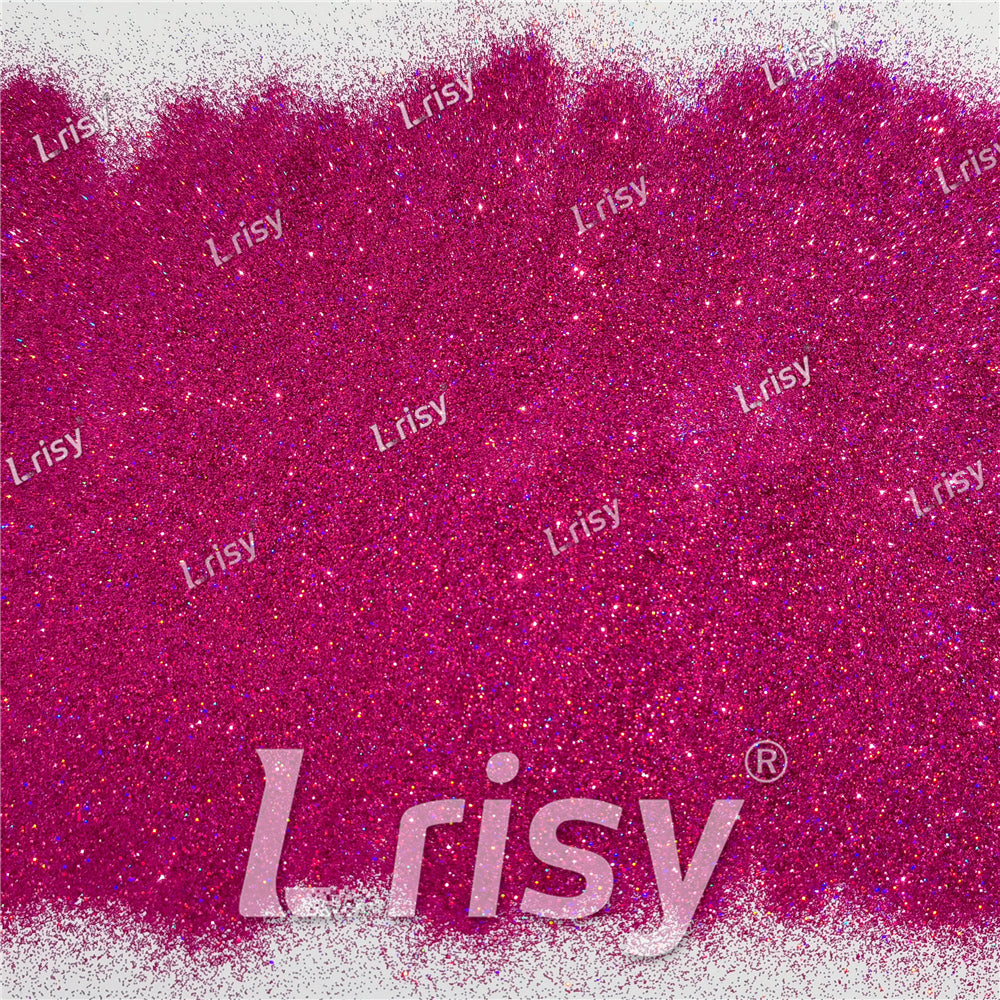 0.2mm Holographic Rose Red Extra Fine Glitter (Ultra-thin) LB0912