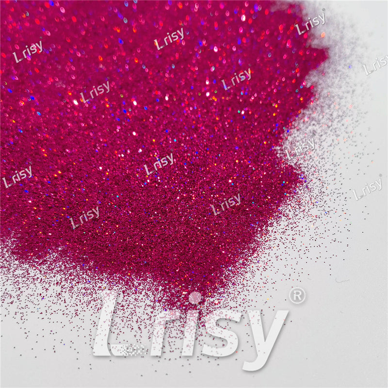 0.2mm Holographic Rose Red Extra Fine Glitter (Ultra-thin) LB0912