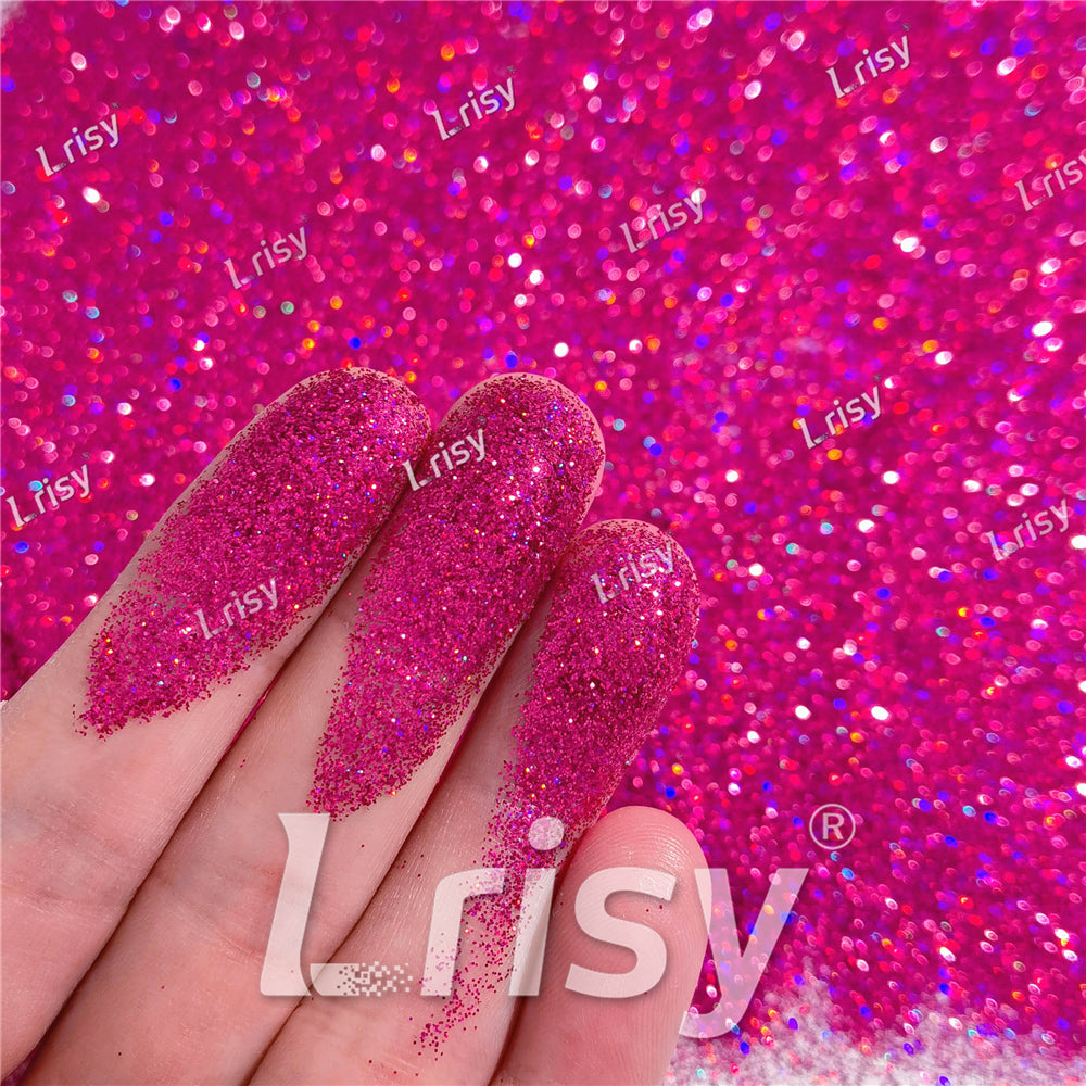 0.2mm Holographic Rose Red Extra Fine Glitter (Ultra-thin) LB0912