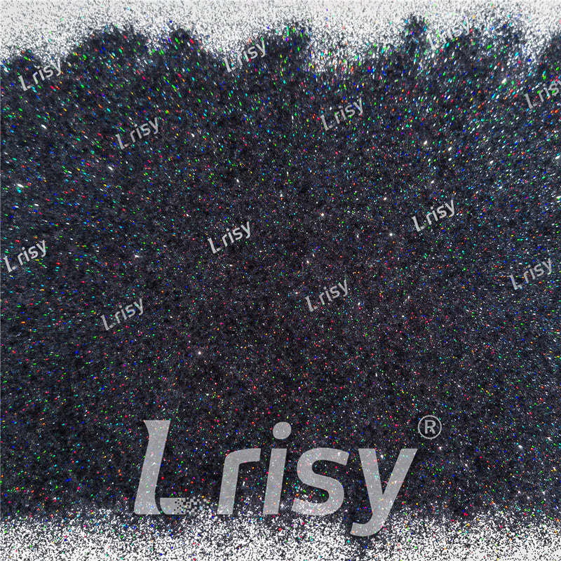 0.2mm Holographic Black Extra Fine Glitter (Ultra-thin) LB01000 – Lrisy