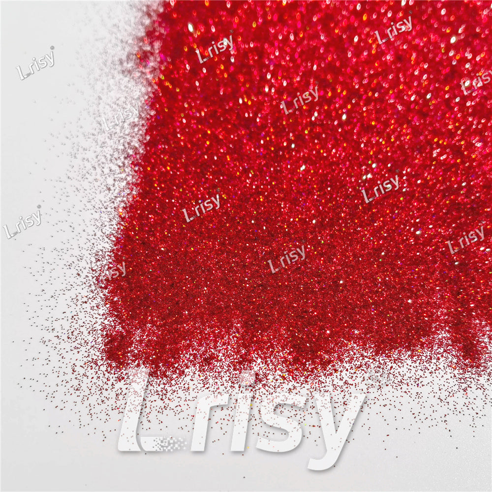 0.2mm Holographic Red Extra Fine Glitter (Ultra-thin) LB0300