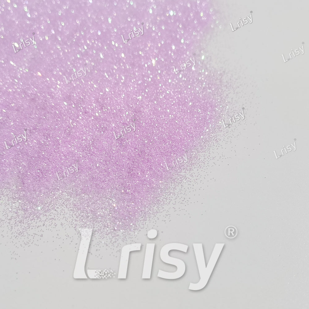 0.2mm Lilac (Light Pink) Iridescent Solvent Resistant Glitter S503R