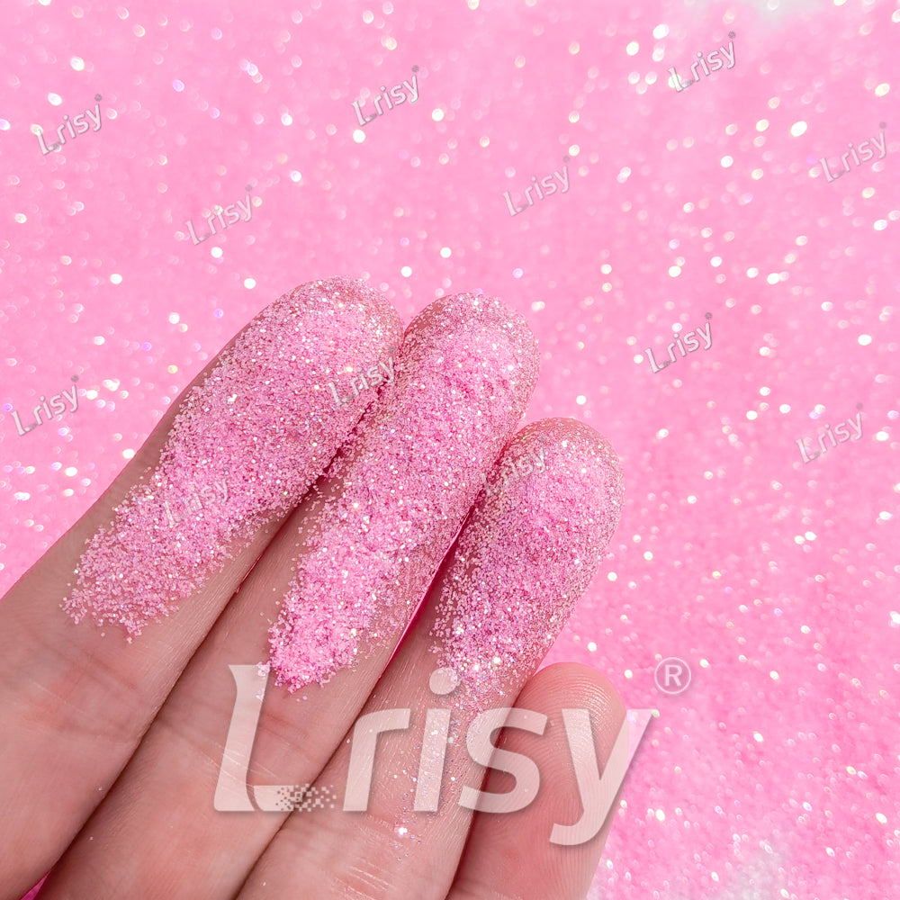 0.2mm Rose Pink Iridescent Solvent Resistant Glitter S510R