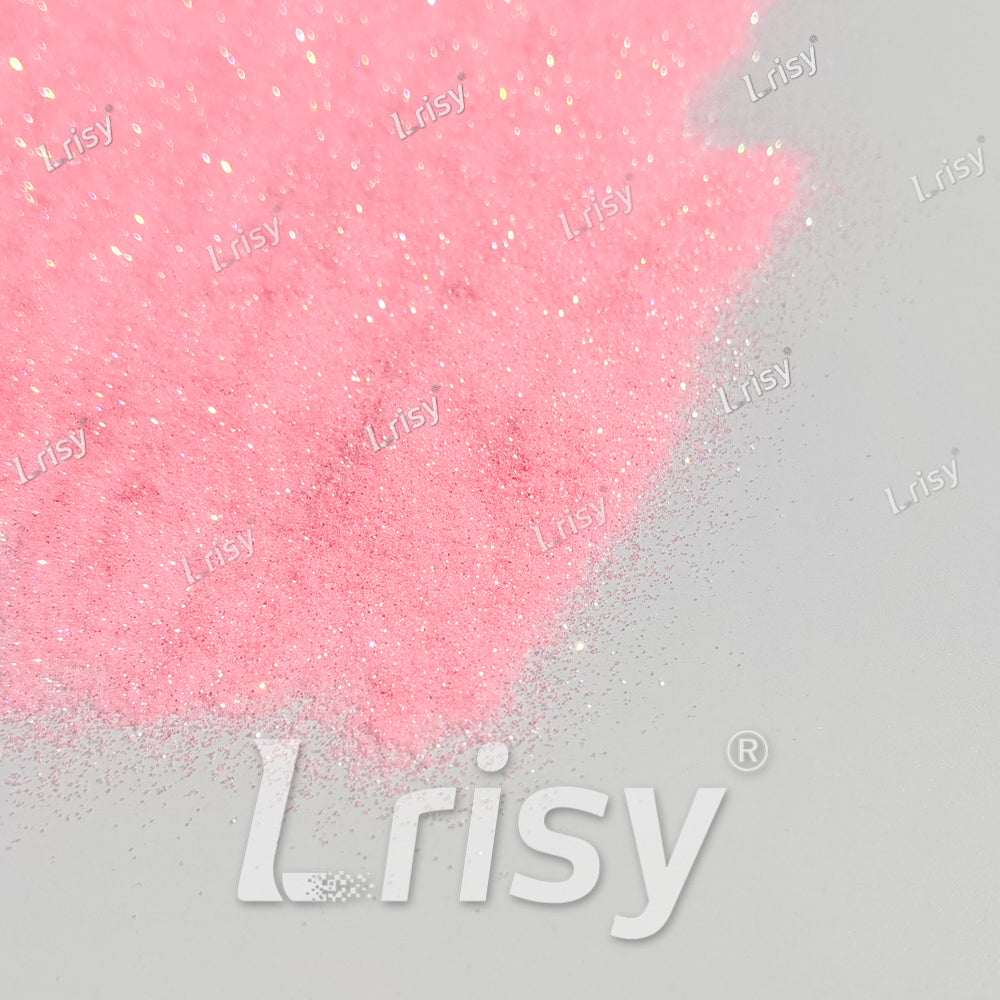 0.2mm Pale Pink Iridescent Solvent Resistant Glitter S502R