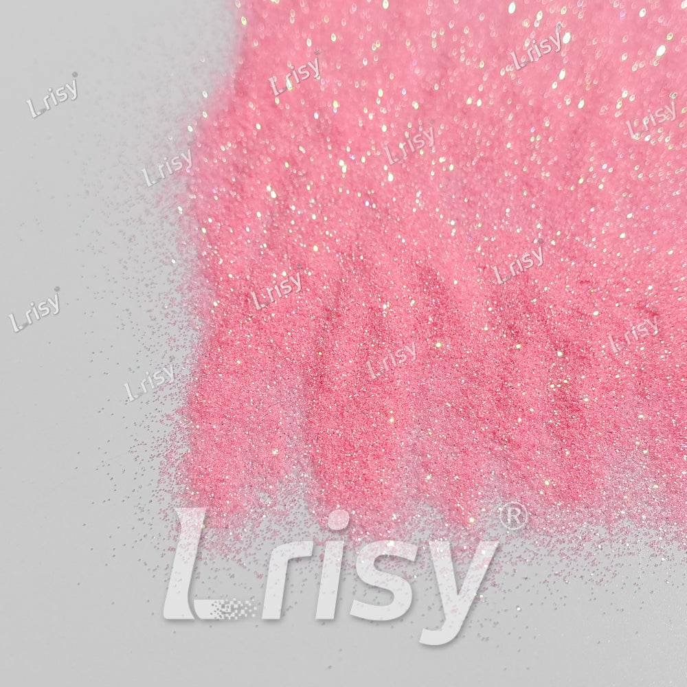 0.2mm Light Coral Red Iridescent Solvent Resistant Glitter S508R