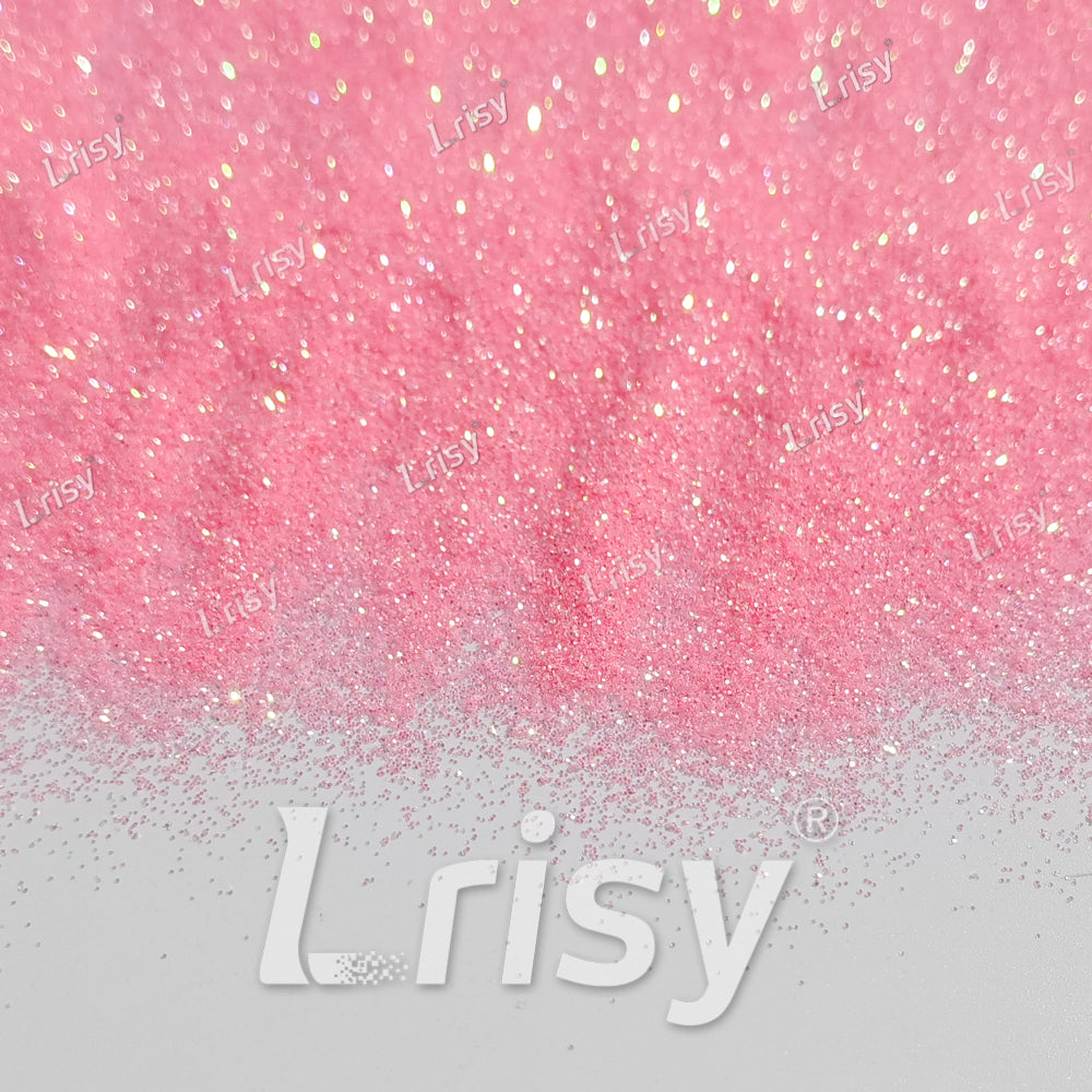 0.2mm Light Coral Red Iridescent Solvent Resistant Glitter S508R