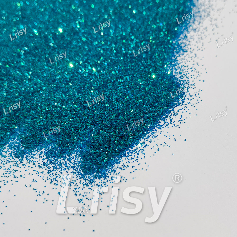 0.4mm Lake Blue Brightness Iridescent Glitter F336R
