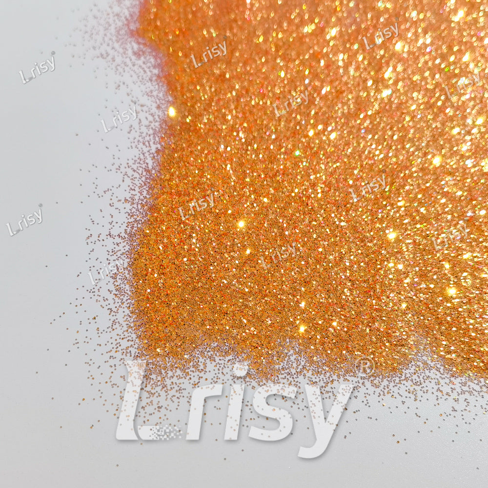 0.4mm Sun Orange Brightness Iridescent Glitter F332R