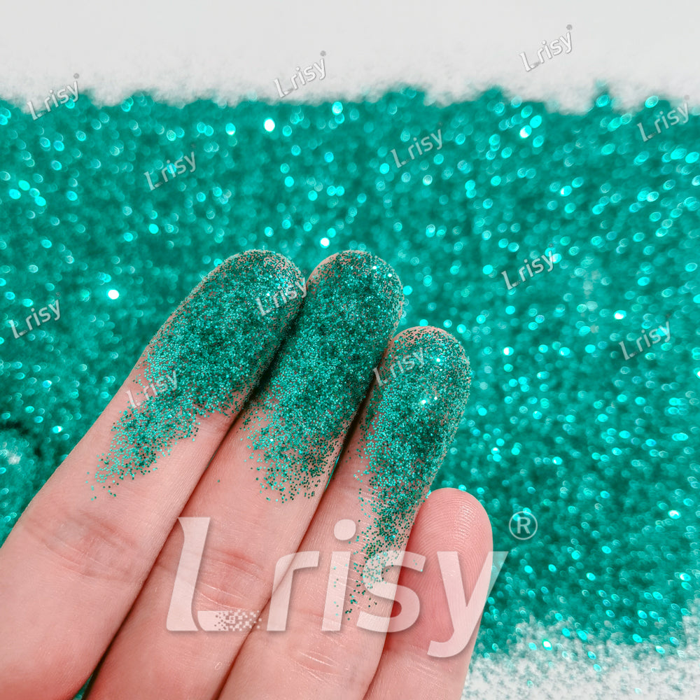 0.3mm Emerald Green Solid Color Fine Glitter B0700