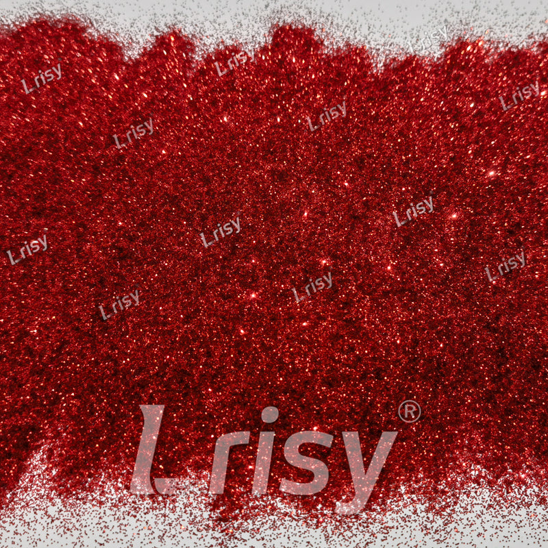 0.3mm Chinese Red Solid Color Glitter B0306