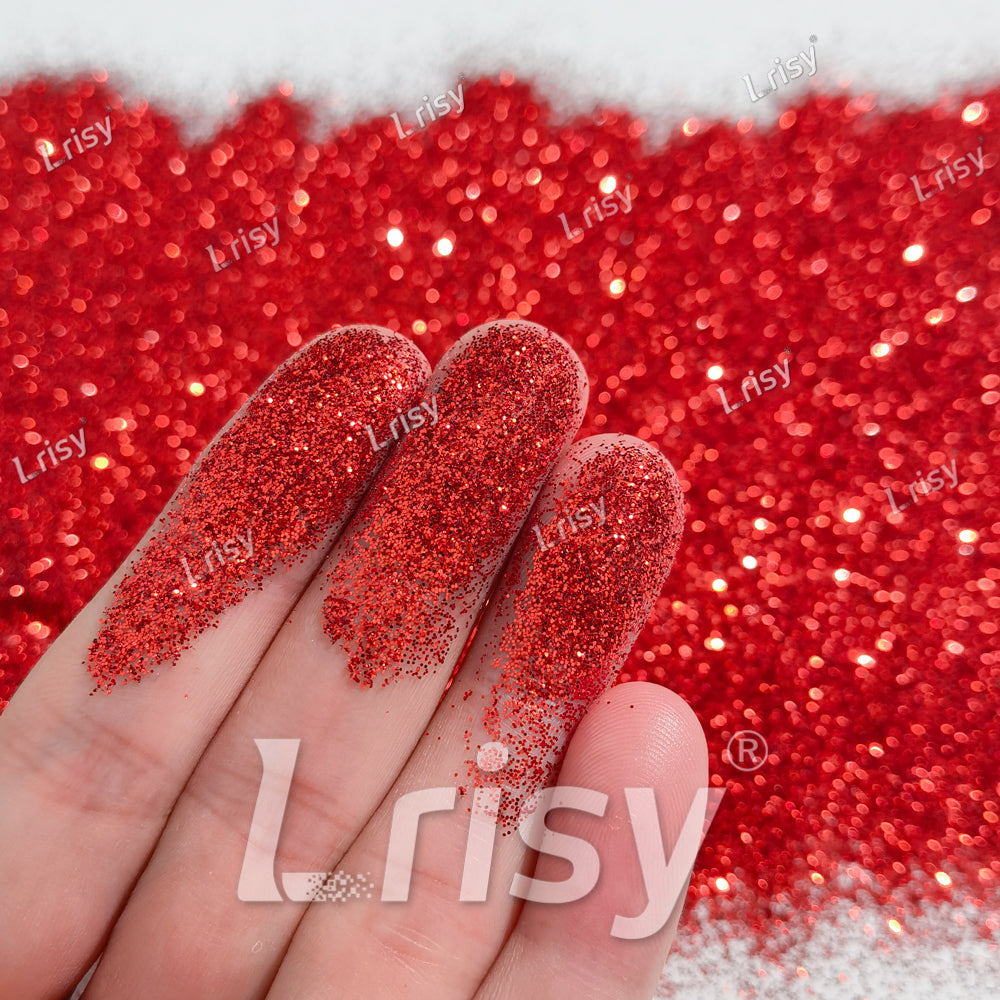 0.3mm Chinese Red Solid Color Glitter B0306