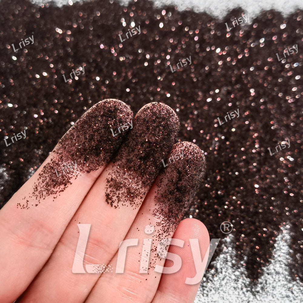 0.3mm Black Mountain Brown Solid Color Glitter B0411