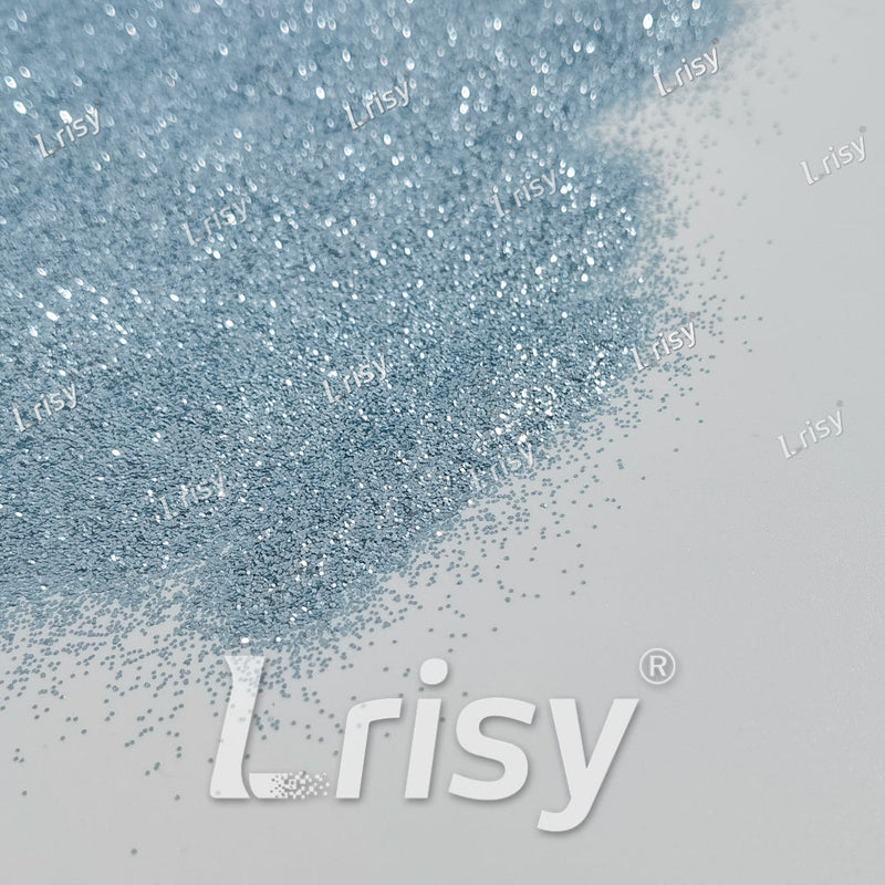 0.4mm Ice Blue Solid Colored Matts Materials Glitter LRI-314