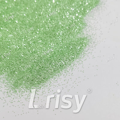 0.4mm Lemon Green Solid Colored Matts Materials Glitter LRI-312