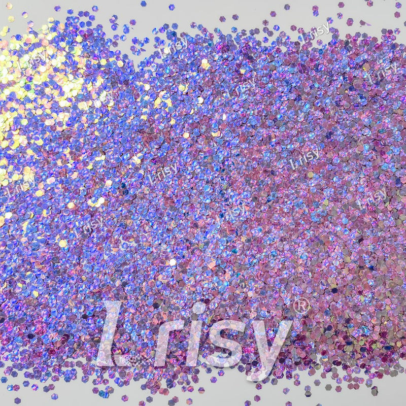 2.5mm Holographic & Color Shift Neon Blue Chunky Glitter Dream Stone LAD12