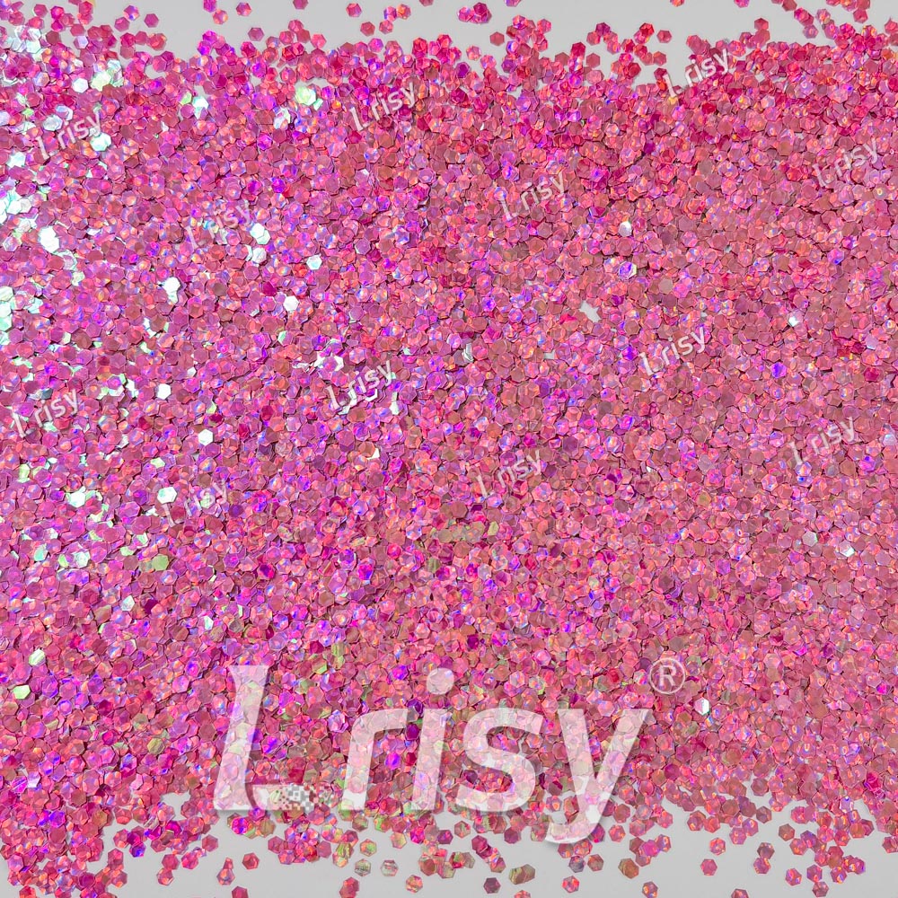 2.5mm Holographic & Color Shift Ruby Red Chunky Glitter Dream Stone LAD07