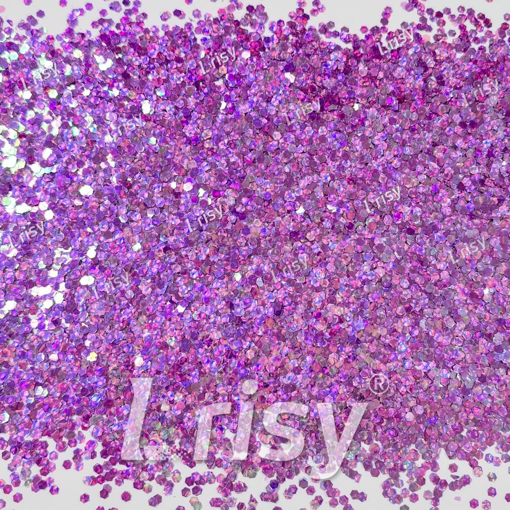 2.5mm Holographic & Color Shift Lilac Purple Chunky Glitter Dream Stone LAD10