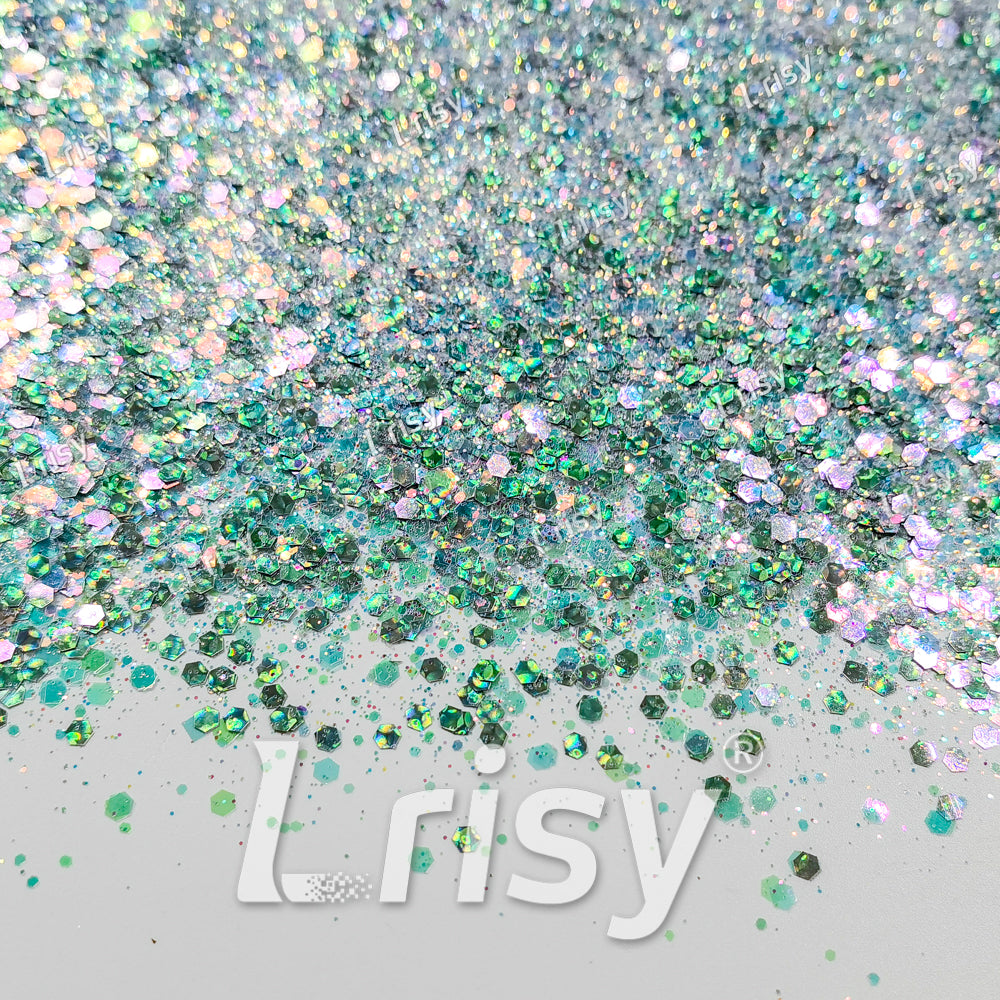 Custom Mixed Iridescent Glitter MIX084 (By KC)