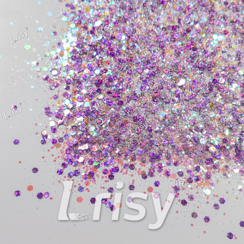 Custom Mixed Iridescent Glitter MIX081 (By KC)