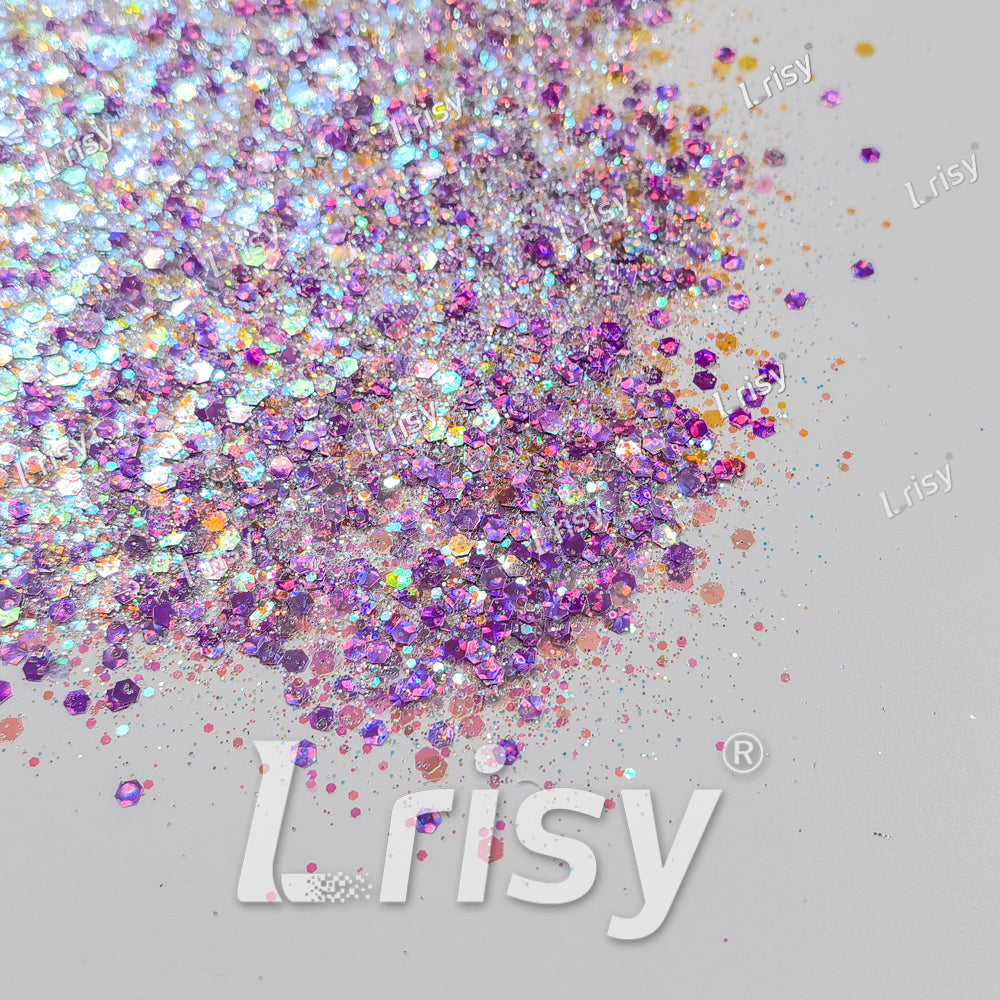Custom Mixed Iridescent Glitter MIX081 (By KC)
