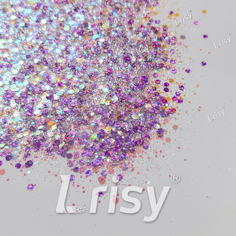 Custom Mixed Iridescent Glitter MIX081 (By KC)