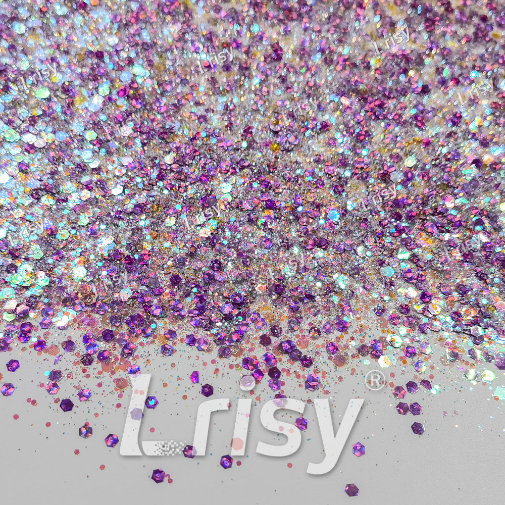 Custom Mixed Iridescent Glitter MIX081 (By KC)