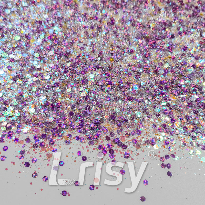 Custom Mixed Iridescent Glitter MIX081 (By KC)