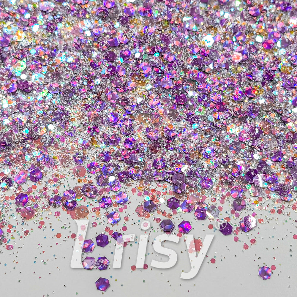 Custom Mixed Iridescent Glitter MIX081 (By KC)
