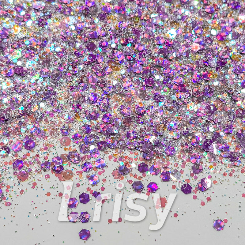 Custom Mixed Iridescent Glitter MIX081 (By KC)