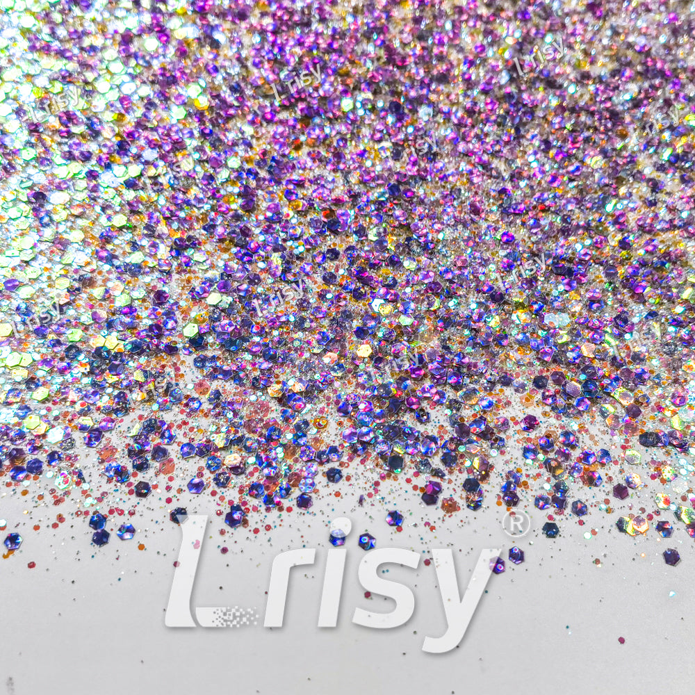 Custom Mixed Iridescent Glitter MIX080 (By KC)