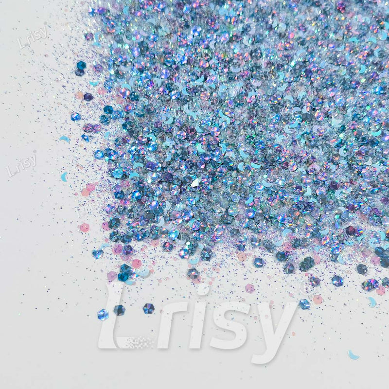 Froze-Colored Glasses Custom Mixed Glitter WAL922 (By meriiodoc)