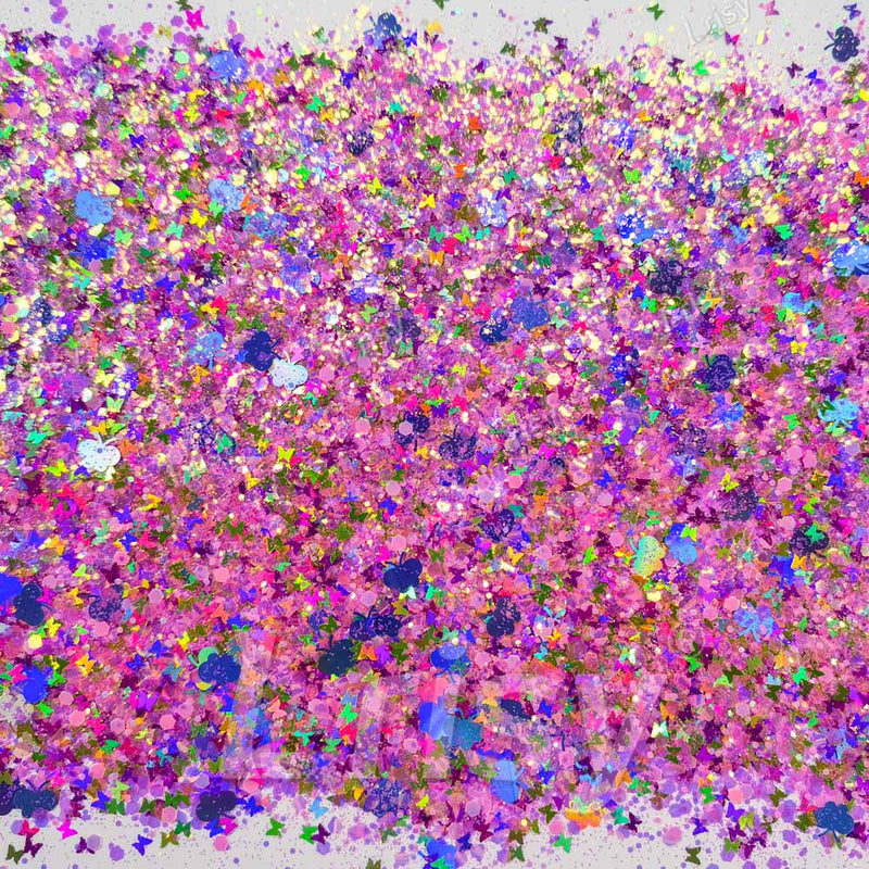 Butterfly Magic Custom Mixed Glitter WAL931 (By comedic_crafts)