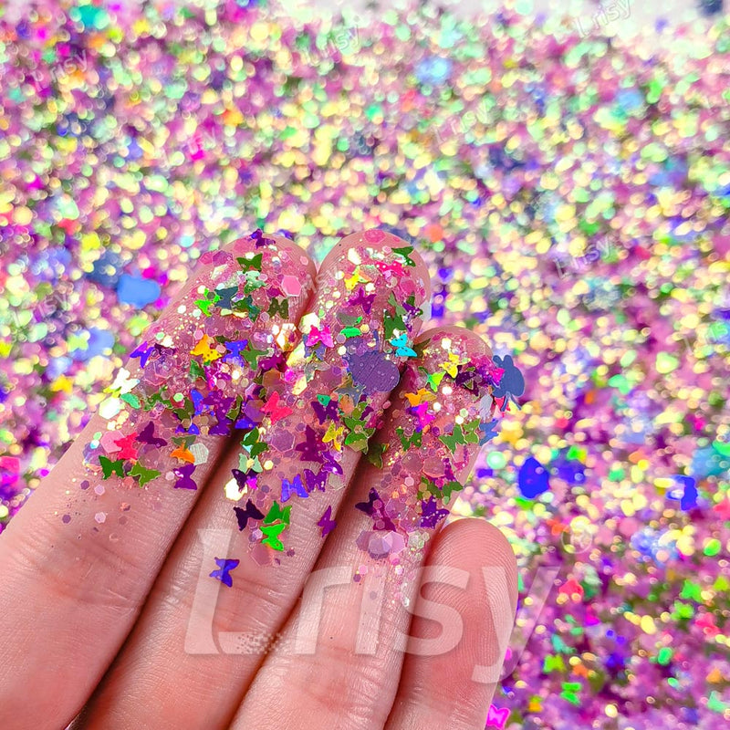 Butterfly Magic Custom Mixed Glitter WAL931 (By comedic_crafts)