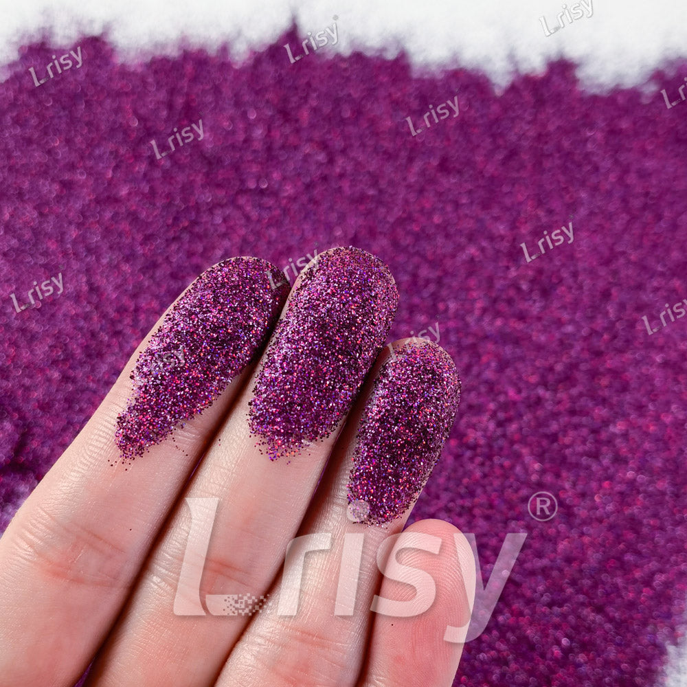 0.2mm Holographic Purple Professional Cosmetic Glitter For Lip Gloss, Lipstick FCHL800