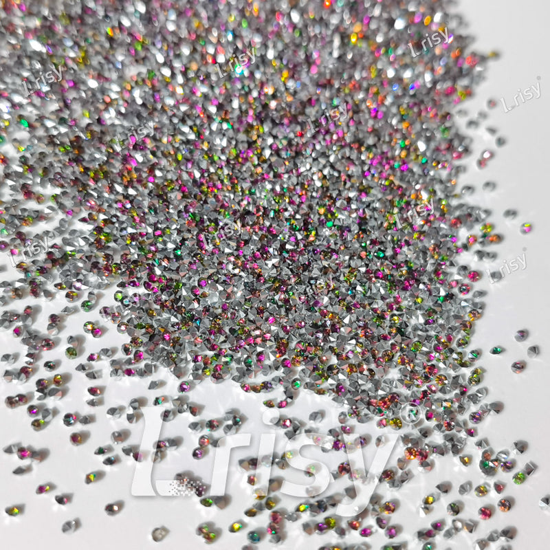 0.8-1mm Mix Multicolor Pointed Back Rhinestones PRS122