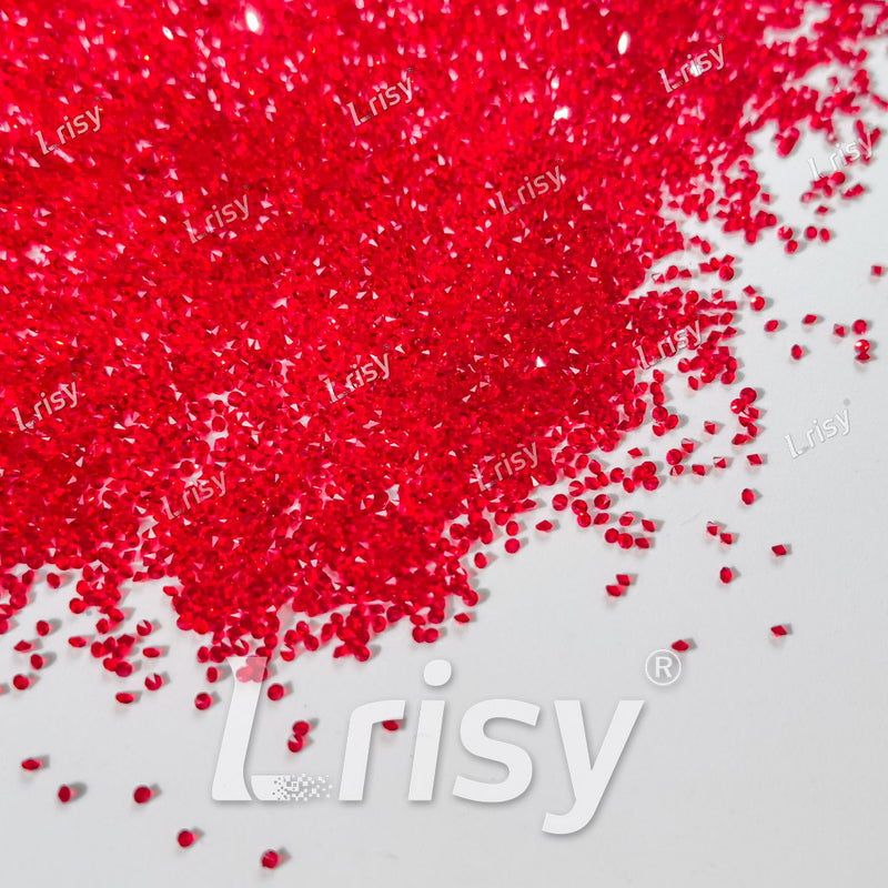 0.8-1mm American Red Pointed Back Rhinestones PRS017