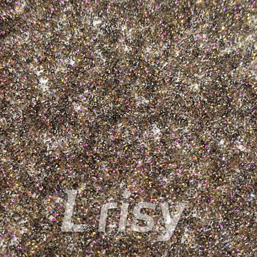 0.8-1mm Purple Fantasy Gold Pointed Back Rhinestones PRS049
