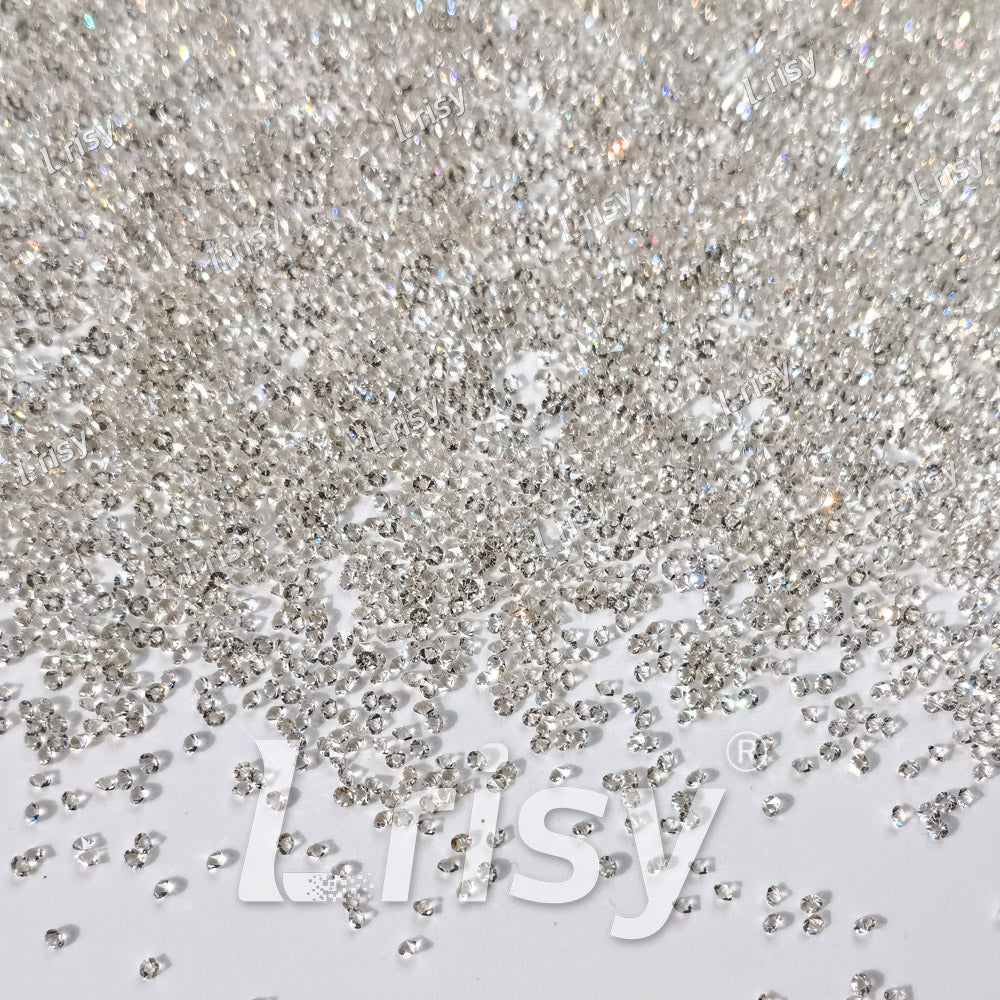 0.8-1mm Swan White Pointed Back Rhinestones PRS101