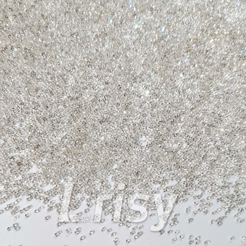 0.8-1mm Swan White Pointed Back Rhinestones PRS101