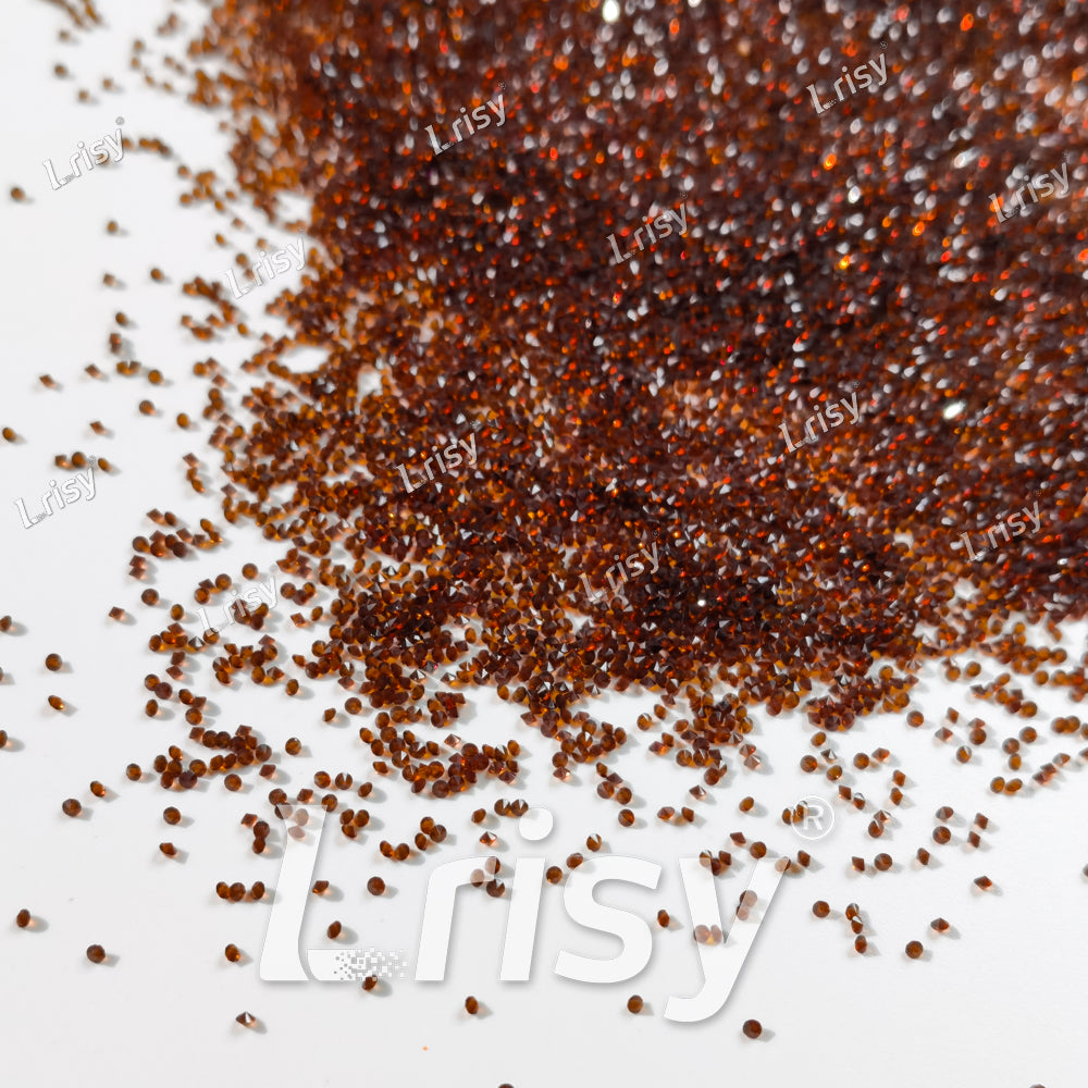 0.8-1mm Smoked Topaz Pointed Back Rhinestones PRS014
