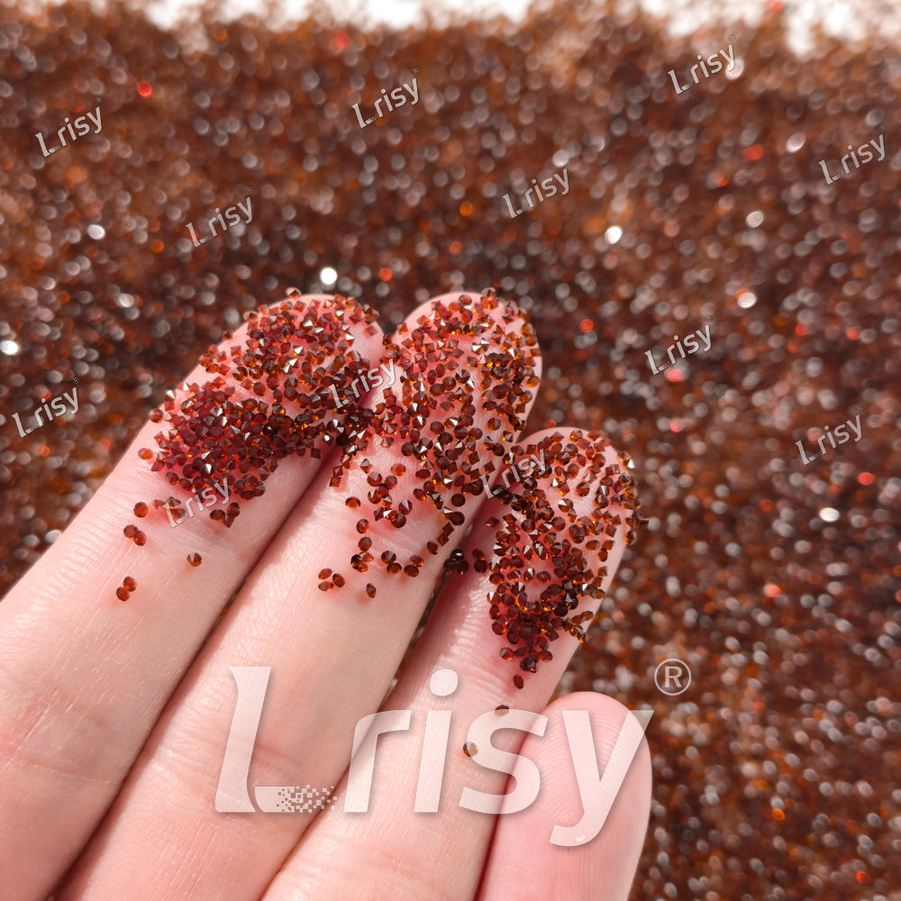 0.8-1mm Smoked Topaz Pointed Back Rhinestones PRS014